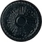 Ekena Millwork Raymond Ceiling Medallion (Fits Canopies up to 5 3/8"), Hand-Painted Night Shade, 18"OD x 1 1/4"P CM18RA2NSF - alternate 1